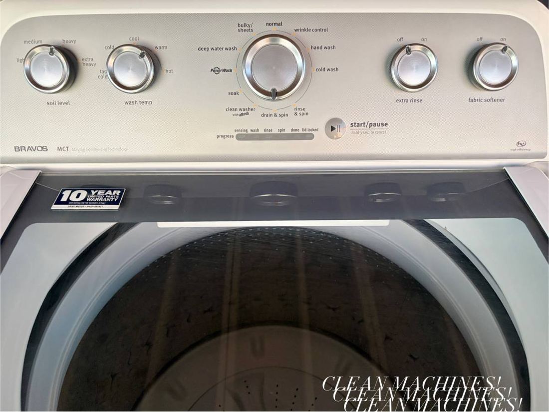 Maytag Bravos Washer control panel