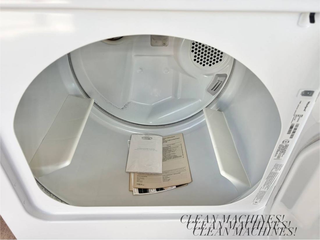 Whirlpool Cabrio dryer drum interior