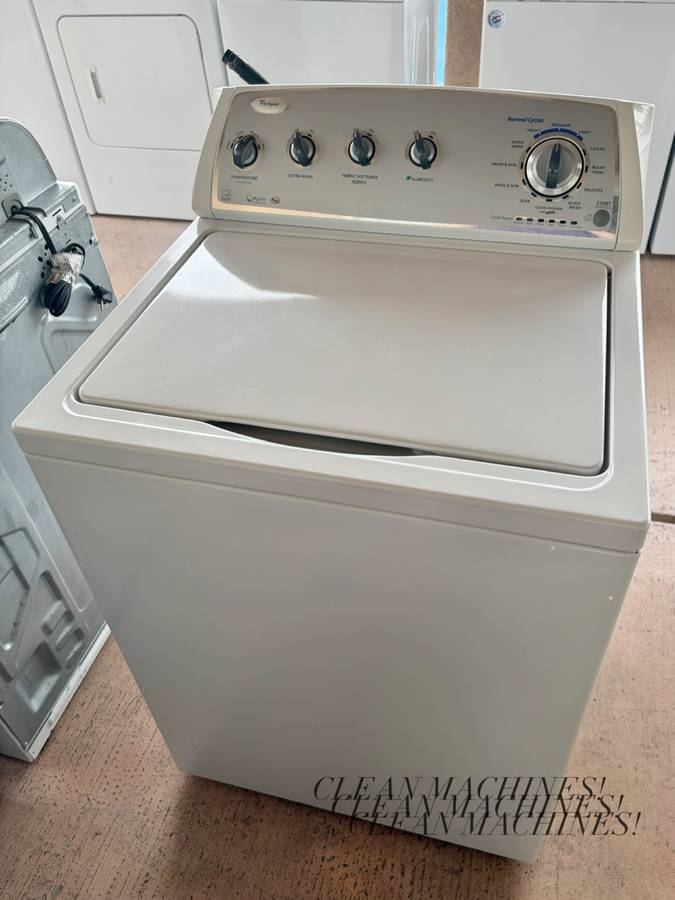 Whirlpool top-load washer full view