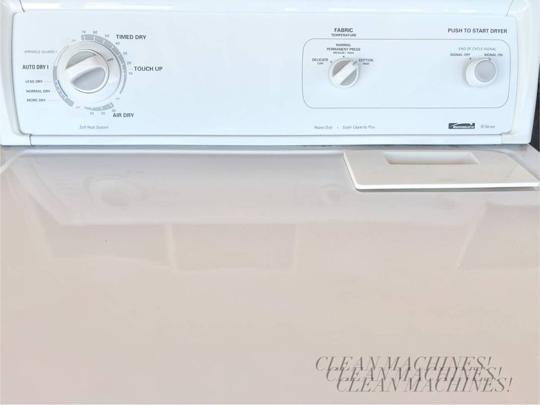 Kenmore 70 control panel