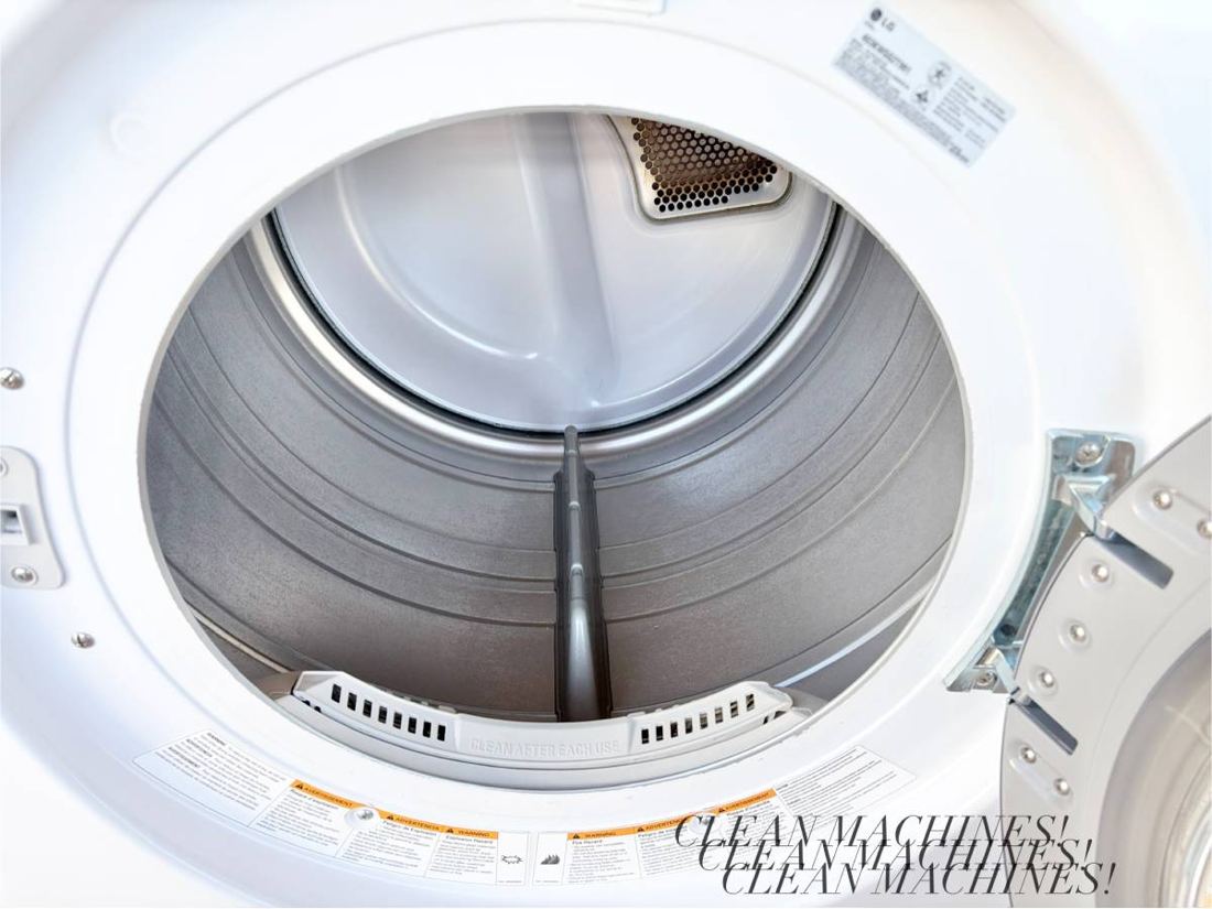 LG dryer drum interior